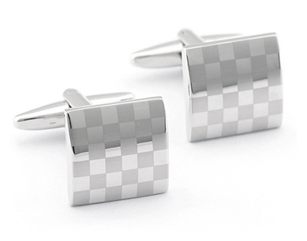 
  
mens classic square checkered cufflinks

